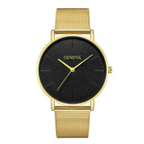 Hot Sale Ultra-thin Women's Watch 2019 Men's Watch Luxury Saat Rose Gold Mesh Stainless Steel Women's Watches Female Male Clock