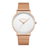 Hot Sale Ultra-thin Women's Watch 2019 Men's Watch Luxury Saat Rose Gold Mesh Stainless Steel Women's Watches Female Male Clock