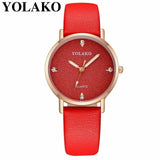 YOLAKO Women's Watch Fashion Luxury Leather Starry Sky Watch Ladies Watch Women Reloj Mujer Women Wrist Watches relogio feminino