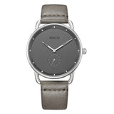 BAOGELA Top Luxury Brand Men's Quartz Watch Leather Strap Simple Watches Men Ultra-thin Fashion Business Analogue Fashion Clock