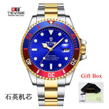 Tevise Men's Watches Top Brand Quartz Watches Men Date Luxury Fashion Diving Sports Wristwatches Male Clock Relogio Masculino