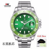 Tevise Men's Watches Top Brand Quartz Watches Men Date Luxury Fashion Diving Sports Wristwatches Male Clock Relogio Masculino