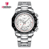 Men's Watch Automatic Mechanical Watch with Sapphire Mirror Full Steel Quartz Clock Men Chronograph Sport Luxury