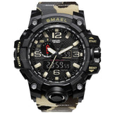 SMAEL Brand Fashion Men Sports Watches Men Analog Quartz Clock Military Watch Male S Shock Watch Men's 1545 relogios masculino