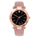 Hot Sale Ladies Watch Women's Watches Diamond Dial Purple Leather Quartz Wrist Watch Top Luxury Brand Relogio Feminino Clock #B