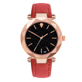 Hot Sale Ladies Watch Women's Watches Diamond Dial Purple Leather Quartz Wrist Watch Top Luxury Brand Relogio Feminino Clock #B