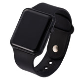 Digital Sport LED Watches Pink Men Women Fashion Square Wrist Watch Couple Gift Silicone Luxury Brand Watch 2019