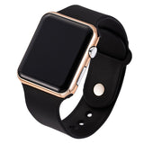 Digital Sport LED Watches Pink Men Women Fashion Square Wrist Watch Couple Gift Silicone Luxury Brand Watch 2019
