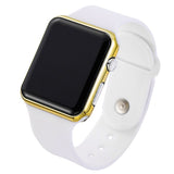 Digital Sport LED Watches Pink Men Women Fashion Square Wrist Watch Couple Gift Silicone Luxury Brand Watch 2019