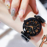 Free Shipping Women Watches Luxury Starry Sky Magnetic Ladies Watch Quartz Wristwatch Waterproof Clock relogio feminino 2019
