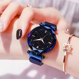 Free Shipping Women Watches Luxury Starry Sky Magnetic Ladies Watch Quartz Wristwatch Waterproof Clock relogio feminino 2019