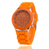 2019 Hot Sales Geneva Brand Silicone Women Watch Ladies Fashion Dress Quartz Wristwatch Female Watch montre relogio feminino