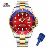 2019 Tevise Top Brand Luxury Men Mechanical Watches Famous Design Automatic Watch Fashion Male Clock Relogio Masculino T801