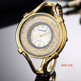 Women's Bracelet Watches Fashion Girls Dress Diamond Saats Ladies Analog Quartz Rose Gold Clock zegarek damski