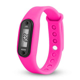 Women Watches Run Step Watch Bracelet Pedometer Calorie Counter Digital LCD Walking Distance Men Wrist Watches Relogio Feminino