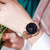 Dropshipping Lvpai Brand Women Dress Watches Big Dial Rose Gold Fashion Ladies Wristwatch Creative Quartz Clock Luxury Watches