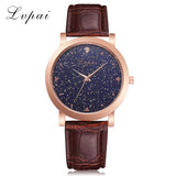 Dropshipping Lvpai Brand Women Dress Watches Big Dial Rose Gold Fashion Ladies Wristwatch Creative Quartz Clock Luxury Watches