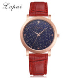 Dropshipping Lvpai Brand Women Dress Watches Big Dial Rose Gold Fashion Ladies Wristwatch Creative Quartz Clock Luxury Watches