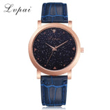 Dropshipping Lvpai Brand Women Dress Watches Big Dial Rose Gold Fashion Ladies Wristwatch Creative Quartz Clock Luxury Watches