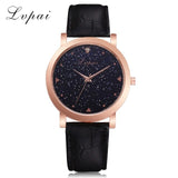Dropshipping Lvpai Brand Women Dress Watches Big Dial Rose Gold Fashion Ladies Wristwatch Creative Quartz Clock Luxury Watches