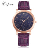 Dropshipping Lvpai Brand Women Dress Watches Big Dial Rose Gold Fashion Ladies Wristwatch Creative Quartz Clock Luxury Watches