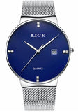 LIGE Luxury Ladies Watch Women Waterproof Rose Gold Steel Strap Women Wrist Watches Top Brand Bracelet Clocks Relogio Feminino