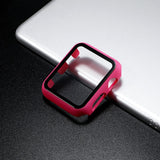 Glass+case For Apple Watch series 6 5 4 3 SE 44mm 40mm iWatch Case 42mm 38mm Screen Protector+cover apple watch Accessories