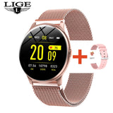 Women Men Smart Electronic Watch Luxury Blood Pressure Digital Watches Fashion Calorie Sport Wristwatch DND Mode For Android IOS