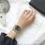 Simple Silver Women Watches Ulzzang Brand Exquisite Stainless Steel Ladies Wristwatches Fashion Minimalist Woman Quartz Clock