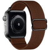 Scrunchie Strap for Apple watch band 44mm 40mm 38mm 42mm Adjustable Elastic Nylon solo Loop bracelet iWatch series 3 4 5 6 se