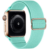 Scrunchie Strap for Apple watch band 44mm 40mm 38mm 42mm Adjustable Elastic Nylon solo Loop bracelet iWatch series 3 4 5 6 se