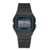 Luxury Digital Women's Watches Fashion Stainless Steel Link Bracelet Wristwatch Strap Business Electronic Men Clock Reloj Mujer