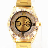 2021 Zegarek Damski new DQG fashion luxury watch crystal quartz female watch gold silver stainless steel ladies dress watch