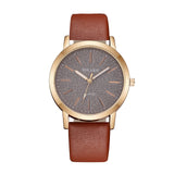 FASHION Women's Casual Quartz Watches With Frosted Dial Ladies Analog Wrist Watch Leather Band Dress Accessories reloj para dama