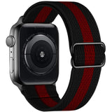 Scrunchie Strap for Apple watch band 44mm 40mm 38mm 42mm Adjustable Elastic Nylon solo Loop bracelet iWatch 3 4 5 6 se