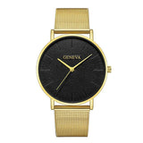 Top luxury ladies watch ultra-thin fashion scale stainless steel dial quartz mesh belt leisure sports watch