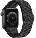 Scrunchie Strap for Apple watch band 44mm 40mm 38mm 42mm Adjustable Elastic Nylon solo Loop bracelet iWatch 3 4 5 6 se
