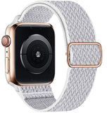 Scrunchie Strap for Apple watch band 44mm 40mm 38mm 42mm Adjustable Elastic Nylon solo Loop bracelet iWatch 3 4 5 6 se