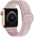 Scrunchie Strap for Apple watch band 44mm 40mm 38mm 42mm Adjustable Elastic Nylon solo Loop bracelet iWatch 3 4 5 6 se