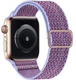 Scrunchie Strap for Apple watch band 44mm 40mm 38mm 42mm Adjustable Elastic Nylon solo Loop bracelet iWatch 3 4 5 6 se