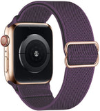 Scrunchie Strap for Apple watch band 44mm 40mm 38mm 42mm Adjustable Elastic Nylon solo Loop bracelet iWatch 3 4 5 6 se