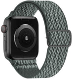 Scrunchie Strap for Apple watch band 44mm 40mm 38mm 42mm Adjustable Elastic Nylon solo Loop bracelet iWatch series 3 4 5 6 se