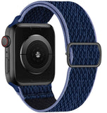 Scrunchie Strap for Apple watch band 44mm 40mm 38mm 42mm Adjustable Elastic Nylon solo Loop bracelet iWatch series 3 4 5 6 se