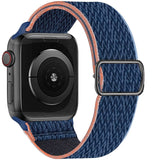 Scrunchie Strap for Apple watch band 44mm 40mm 38mm 42mm Adjustable Elastic Nylon solo Loop bracelet iWatch series 3 4 5 6 se