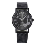 Fashion Women Watch Mesh Belt Watch Wild Lady Creative Fashion Gift Wrist Watch Bracelet Watches Women Watches Reloj Mujer