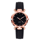Ladies Rose Gold Quartz Watch Female Belt Watch fashion Korean Rhinestone Ladies Business Watch rose gold watch women ساعة رياضي