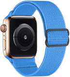 Scrunchie Strap for Apple watch band 44mm 40mm 38mm 42mm Adjustable Elastic Nylon solo Loop bracelet iWatch 3 4 5 6 se