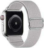Scrunchie Strap for Apple watch band 44mm 40mm 38mm 42mm Adjustable Elastic Nylon solo Loop bracelet iWatch series 3 4 5 6 se