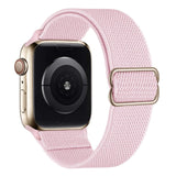 Scrunchie Strap for Apple watch band 44mm 40mm 38mm 42mm Adjustable Elastic Nylon solo Loop bracelet iWatch series 3 4 5 6 se