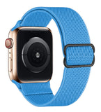 Scrunchie Strap for Apple watch band 44mm 40mm 38mm 42mm Adjustable Elastic Nylon solo Loop bracelet iWatch series 3 4 5 6 se